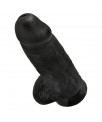 Dildo con Testiculos 9 Chubby Negro