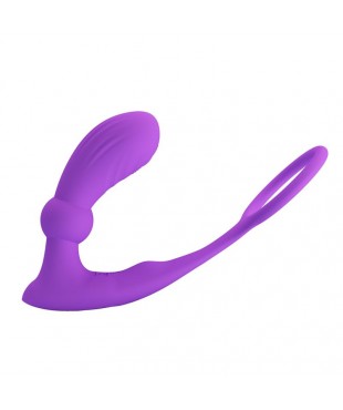 Warren Plug Anal y Anillo para el Pene con Vibracion y Pulsacion a Control Remoto Warren Plug Anal y Anillo para el Pene con Vibracion y Pulsacion a Control Remoto