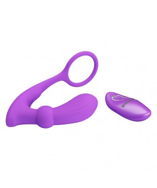 Warren Plug Anal y Anillo para el Pene con Vibracion y Pulsacion a Control Remoto Warren Plug Anal y Anillo para el Pene con Vibracion y Pulsacion a Control Remoto