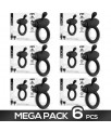 Pack de 6 Dully Anillo Vibrador con USB Magnetico Silicona