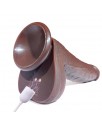 Severo Dildo Realista Turbo Shaking Thrusting Rotacion 360º Control Remoto Efecto Calor