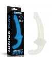 Dildo doble Lumino Play Luz Azul 105