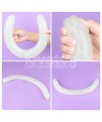 Dildo Doble Lumino Luz Azul 185