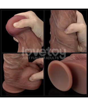 Dildo Dual Layered XXL 105 Negro Dildo Dual Layered XXL 105 Negro