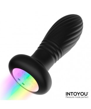 Tainy Plug Anal con Thrusting y Luces Led con Control Remoto