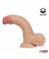 Fentok Dildo Realista Testiculos Completos Dual Layer Retractil 75