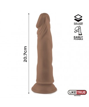 Lenser Dildo Realista Articulable Posable Dildo 8 Marron