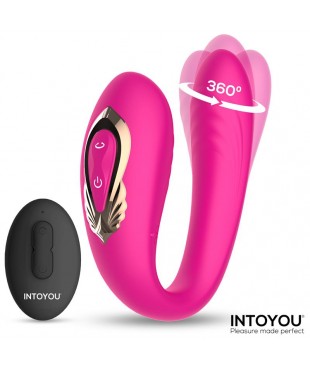 Lanty Vibrador para Parejas con Oscilación 360º y Control Remoto