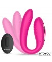 Lanty Vibrador para Parejas con Oscilacion 360º y Control Remoto