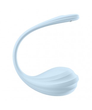 Smooth Petal Vibrador de Braguita con APP Azul