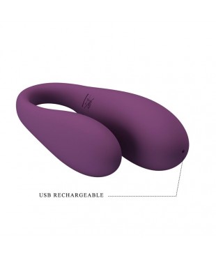 August Vibrador de Parejas con App Lila August Vibrador de Parejas con App Lila