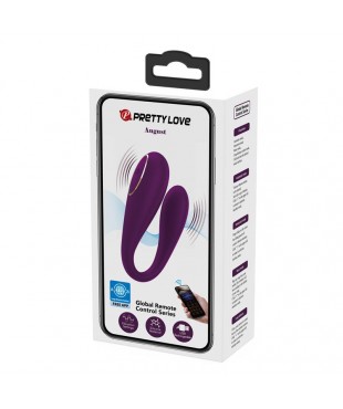 August Vibrador de Parejas con App Lila August Vibrador de Parejas con App Lila