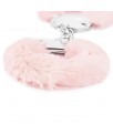 Esposas Metalicas con Pelo Rosa