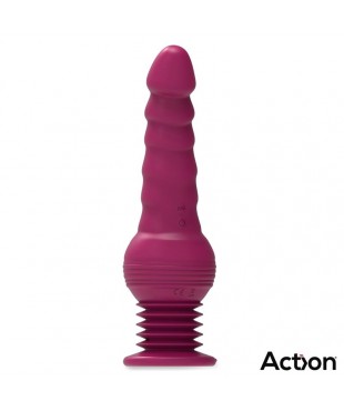 Rocket Vibrador con Thrusting Ultra Jet Thruster con Potente Ventosa