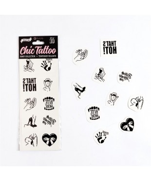 Set de 10 Tattoos Temporales Kinky Collection