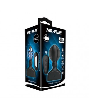 Plug Anal Inflable con Control Remoto Mr Play Plug Anal Inflable con Control Remoto Mr Play