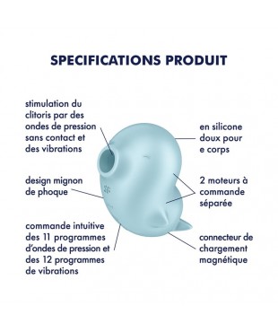 Sassy Seal Succionador de Clitoris con Vibracion