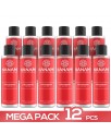 Pack 12 Aceite de Masaje Efecto Calor Aroma Fresa 100 ml