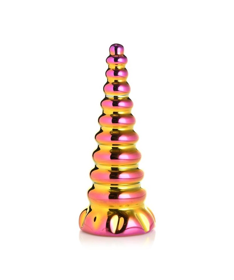 Dildo de Vidro de Borosilicato Twilinght Rainbow