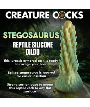 Dildo Dragon Stegosaurus Spiky Reptile