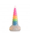 Dildo Luminiscente Rainbow Brilla en la Oscuridad