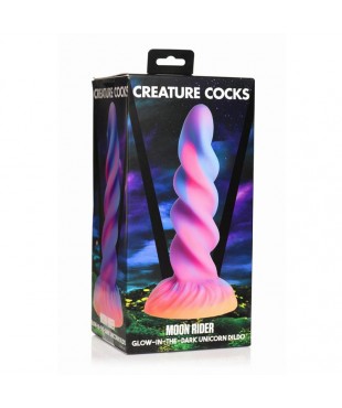 Dildo Unicornio Brilla en la Oscuridad