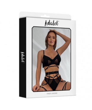 Ellie Set Sujetador Tanga Liguero y Ligas Ellie Set Sujetador Tanga Liguero y Ligas