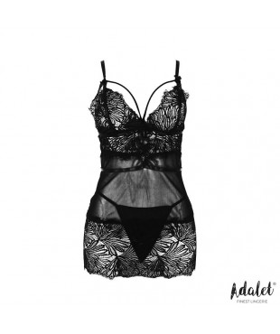Lila Babydoll Espalda Abierta y Tanga Lila Babydoll Espalda Abierta y Tanga
