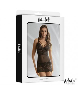 Lila Babydoll Espalda Abierta y Tanga Lila Babydoll Espalda Abierta y Tanga