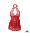 Nova Babydoll y Tanga Rojo