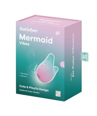 Succionador de Clitoris Mermaid Vibes Menta y Rosa