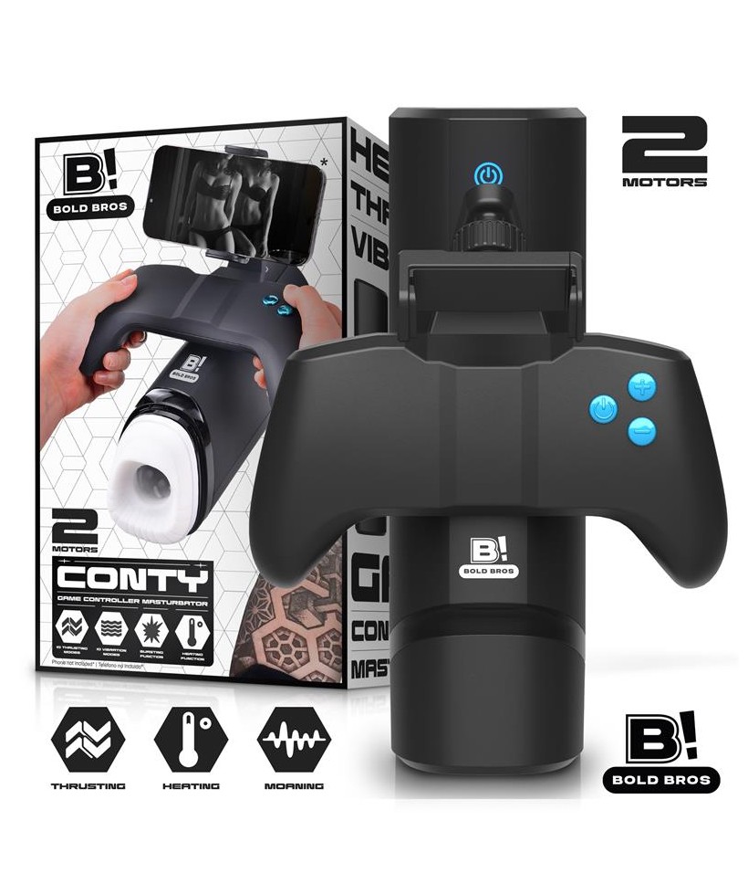 Conty Masturbador con Thrusting Vibracion y Calor Game Controller