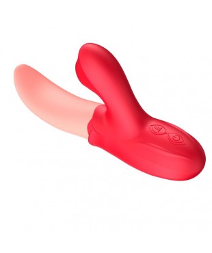 Estimulador Doble con Lengua y Pulsacion Estimulador Doble con Lengua y Pulsacion