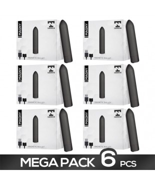 Pack 6 Magny Bala Vibradora Recargable USB Magnético