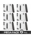 Pack 6 Magny Bala Vibradora Recargable USB Magnetico