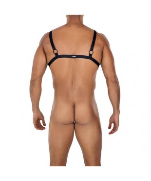 H4RNESS04 Arnés Cruzado C-Ring Negro Talla Única