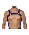 H4RNESS05 Arnes de Pecho Neon Azul Electrico Talla unica