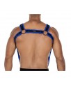 H4RNESS05 Arnes de Pecho Neon Azul Electrico Talla unica