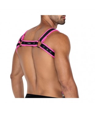 H4RNESS05 Arnes de Pecho Neon Rosa Talla unica H4RNESS05 Arnes de Pecho Neon Rosa Talla unica