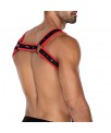 H4RNESS05 Arnes de Pecho Neon Rojo Talla unica
