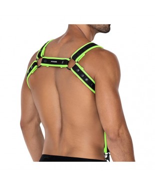 H4RNESS05 Arnes de Pecho Neon Verde Talla unica H4RNESS05 Arnes de Pecho Neon Verde Talla unica
