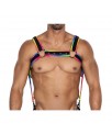 H4RNESS05 Arnes de Pecho Neon MultiColor Talla unica