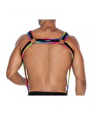 H4RNESS05 Arnes de Pecho Neon MultiColor Talla unica H4RNESS05 Arnes de Pecho Neon MultiColor Talla unica