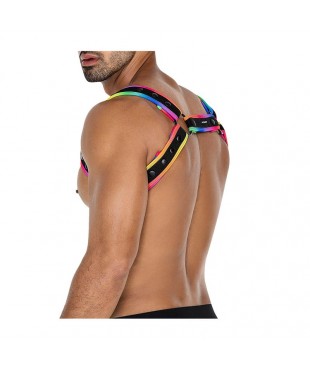 H4RNESS05 Arnes de Pecho Neon MultiColor Talla unica H4RNESS05 Arnes de Pecho Neon MultiColor Talla unica