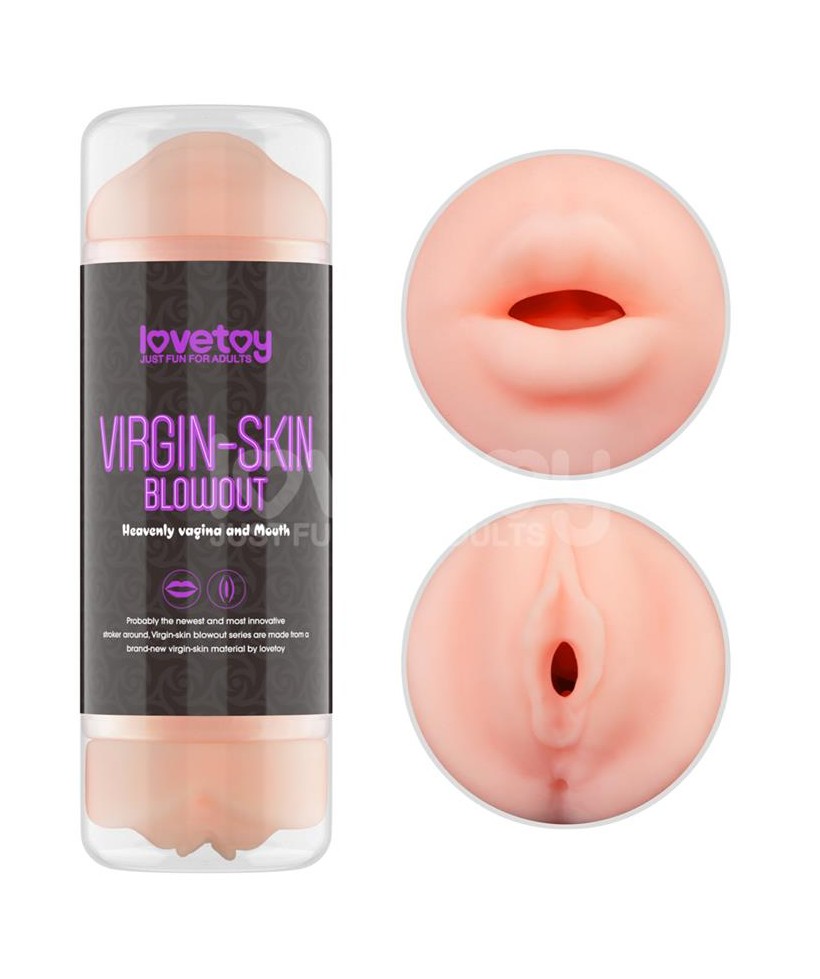 Masturbador Masculino Virgin skin Vagina y Boca