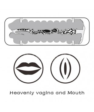 Masturbador Masculino Virgin skin Vagina y Boca