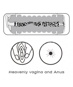 Masturbador Masculino Virgin skin Vagina y Ano