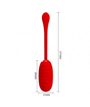 Kirk Huevo Vibrador Rojo