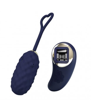 Vivian Huevo Vibrador con Control Remoto con Pantalla Digital Azul Vivian Huevo Vibrador con Control Remoto con Pantalla Digital Azul