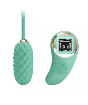 Vivian Huevo Vibrador con Control Remoto Pantalla Digital Verde Vivian Huevo Vibrador con Control Remoto Pantalla Digital Verde